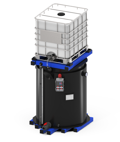 1500L IBC Holding Tank Chemical Storage Tank Snosko